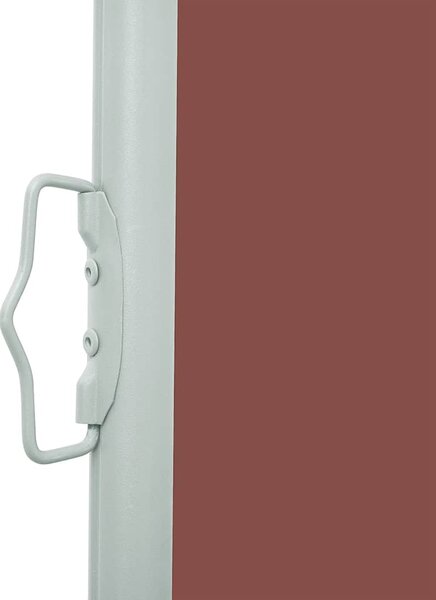 Uvlačiva bočna tenda za terasu 140 x 600 cm smeđa - Smeđa / 140 x 600 cm