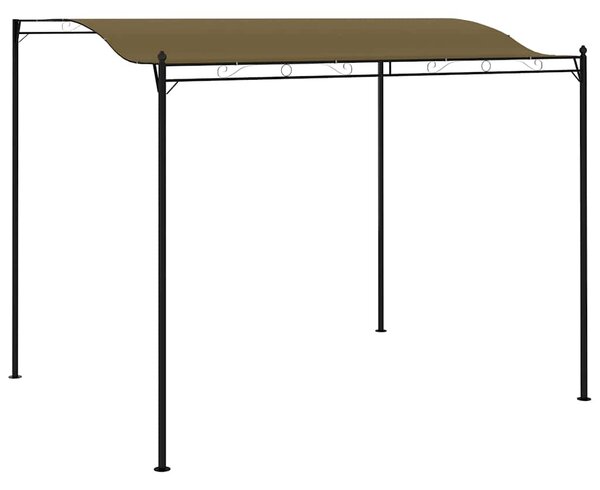 Nadstrešnica 3 x 2,4 m smeđe-siva 180 g/m² - Tupe / N/A