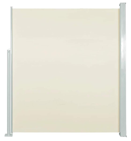 Uvlačiva bočna tenda za terasu 140 x 500 cm krem - Krema / 140 x 500 cm