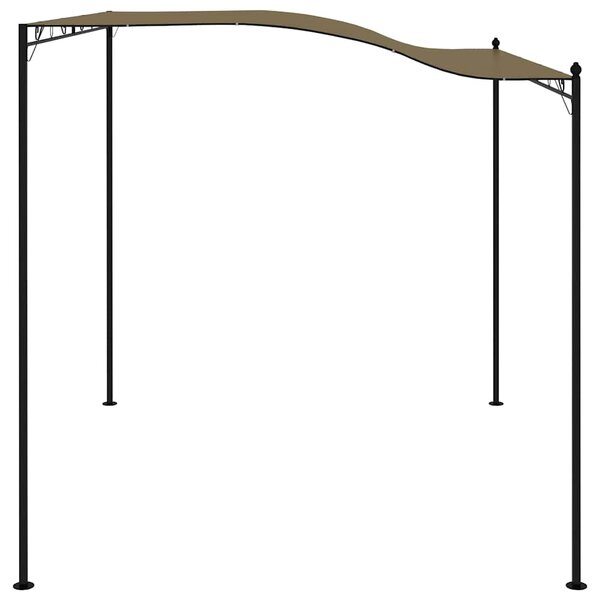 Nadstrešnica 3 x 2,4 m smeđe-siva 180 g/m² - Tupe / N/A