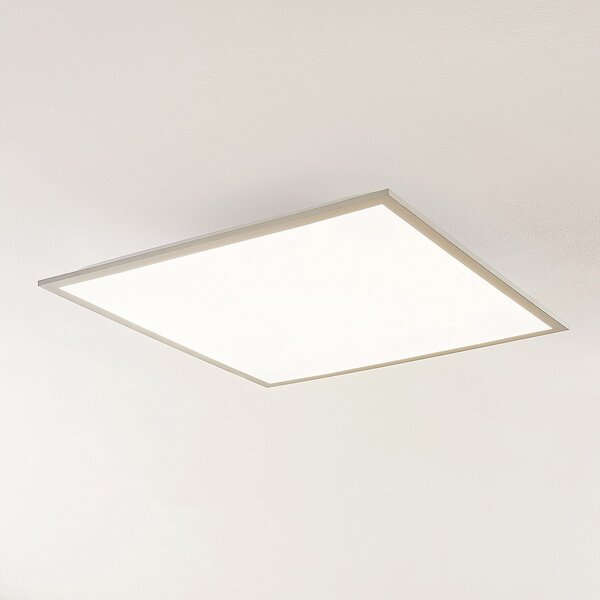 Lindby LED panel Stenley, 4000 K, 60 cm x cm, srebrno/bijela, Bijela, Kuhinja, Plastika