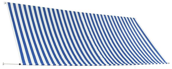 Tenda na uvlačenje 350 x 150 cm plavo-bijela - Plava / 350 x 150 cm
