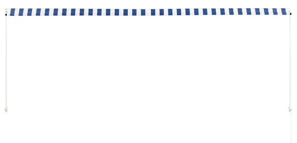 Tenda na uvlačenje 350 x 150 cm plavo-bijela - Plava / 350 x 150 cm