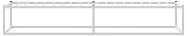 Okvir kreveta bez madraca bijeli 90x200 cm metal - Bijela / 90 x 200 cm