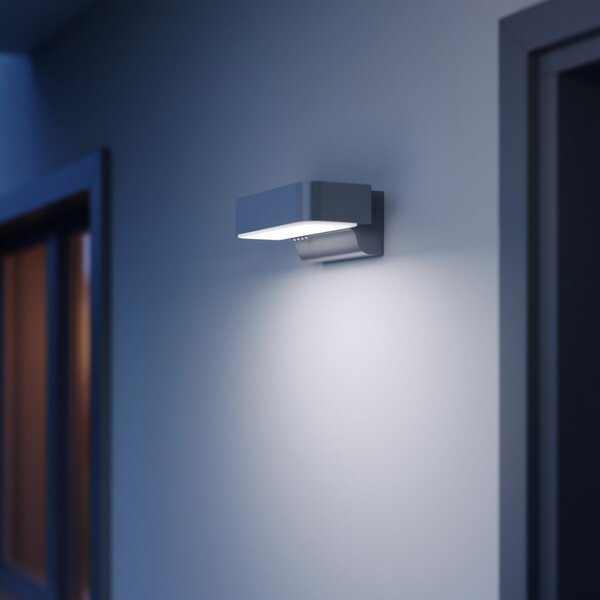 STEINEL Smart Sensor vanjska zidna svjetiljka L 800 SC, antracit, Crno, Metal
