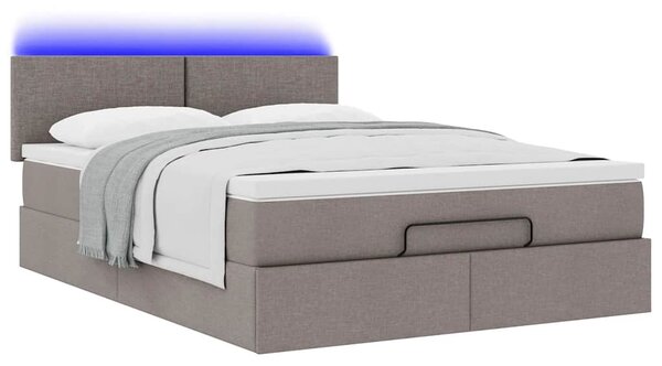 Otomanski krevet s madracem i LED diodama tupe 140x190 cm - Tupe / 140 x 190 cm