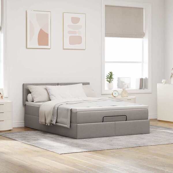 Otomanski krevet s madracem i LED diodama tupe 140x190 cm - Tupe / 140 x 190 cm