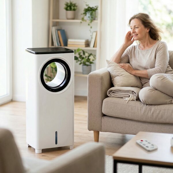 Prijenosni 3u1 vodeni klima uređaj daljinski upravljač 4l 80w dodir 360° cirkulacija zraka