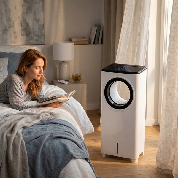 Prijenosni 3u1 vodeni klima uređaj daljinski upravljač 4l 80w dodir 360° cirkulacija zraka