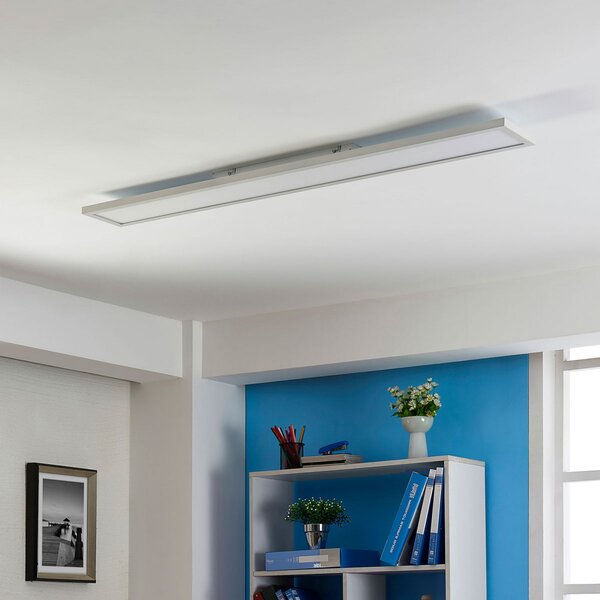 Arcchio Enora LED panel, 3500lm, bijela, metal, 119,5 cm, Bijela, Dnevni boravak/blagovaonica, Plastika