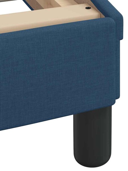 Krevet s madracem plavi 200 x 200 cm od tkanine - Plava / 200 x 200 cm