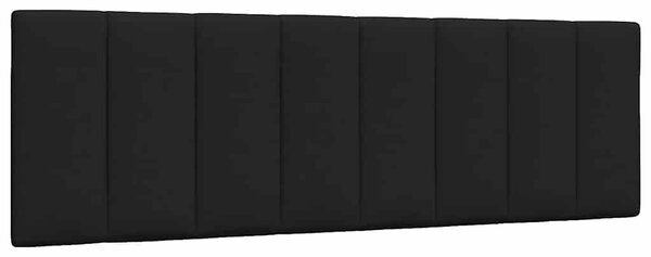 Krevet s madracem Hanko crni 160x200 cm od tkanine - Crna / 160 x 200 cm