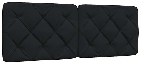 Krevet s madracem crni 120 x 200 cm od tkanine - Crna / 120 x 200 cm