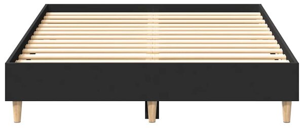 Okvir kreveta bez madraca crni 135x190 cmkonstruirano drvo - Crna / 135 x 190 cm