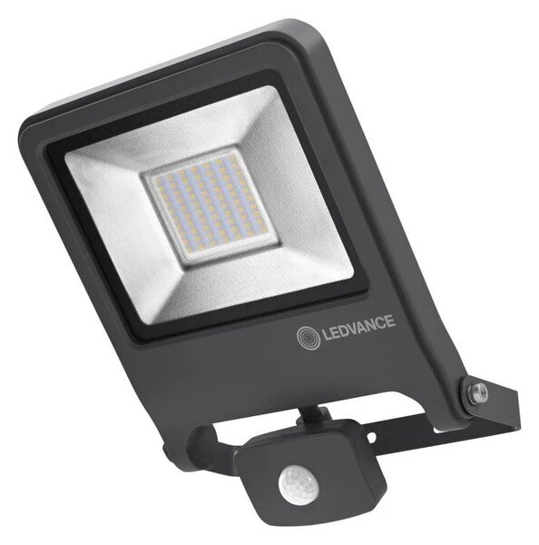 Vanjski LED reflektor 50W s IP44 crni senzor