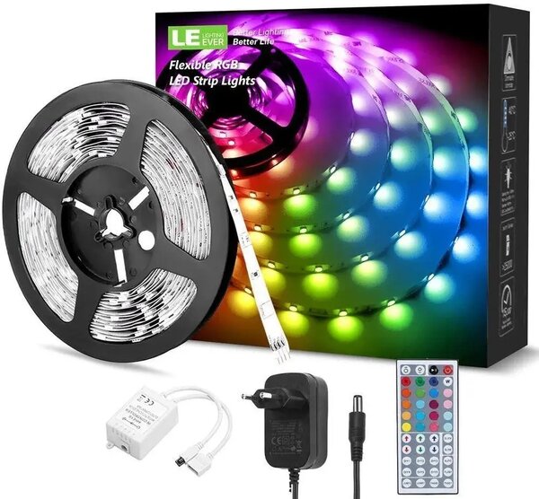 Postavite LED traku 5m Promjena boje IP20 RGB