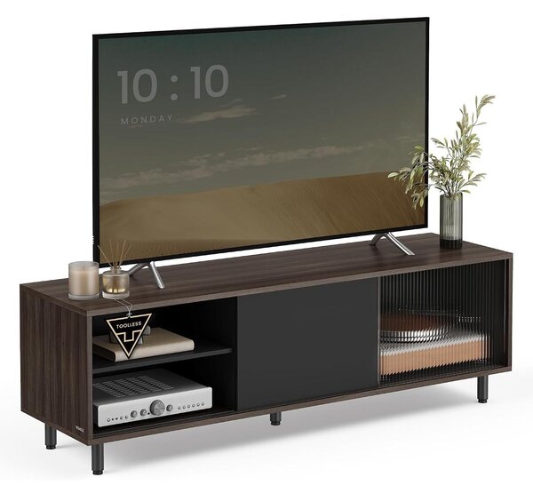 VASAGLE TV stalak s montažom bez alata (za TV do 60"), 140 x 39 x 45 cm, boja pepela