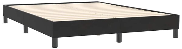 Box Spring krevet bez madraca crni 140x210 cm samt - Crna / 140 x 210 cm