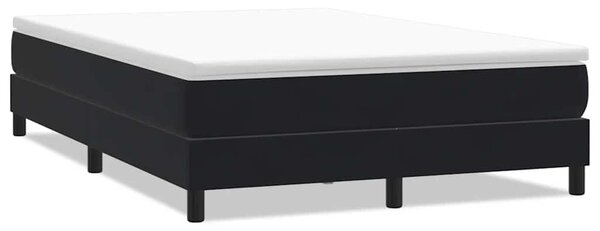 Box Spring krevet bez madraca crni 140x210 cm samt - Crna / 140 x 210 cm