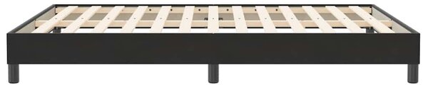 Box Spring krevet bez madraca crni 140x210 cm samt - Crna / 140 x 210 cm