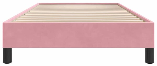 Box Spring krevet bez madraca ružičasti 100x210 cm samt - Ružičasti / 100 x 210 cm