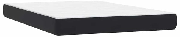 Box spring krevet s madracem crni 160x210 cm baršunasti - Crna / 160 x 210 cm