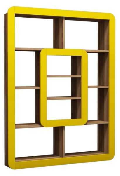 Zondo.hr Regal Oskar (orah + žuta). Akcija -31%. 1071842
