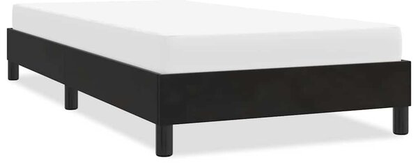 Okvir kreveta bez madraca crni 100x210 cm baršun - Crna / 100 x 210 cm