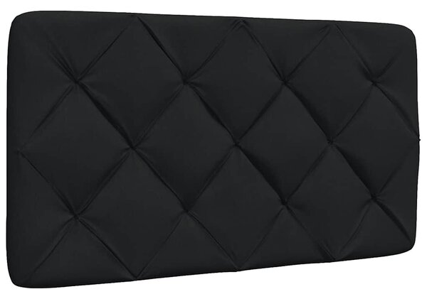 Krevet s madracem crni 90x200 cm od tkanine - Crna / 90 x 200 cm