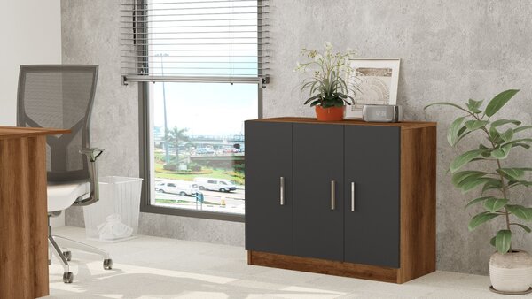 Ormarić Vincent 5 (orah + antracit)