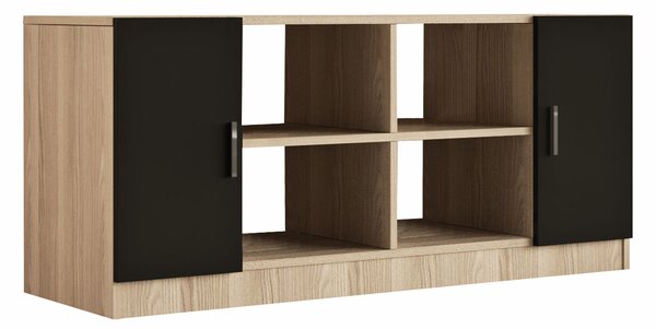Ormarić Vincent 6 (hrast + crna)