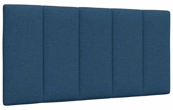 Krevet s madracem Hanko plavi 100 x 200 cm od tkanine - Plava / 100 x 200 cm