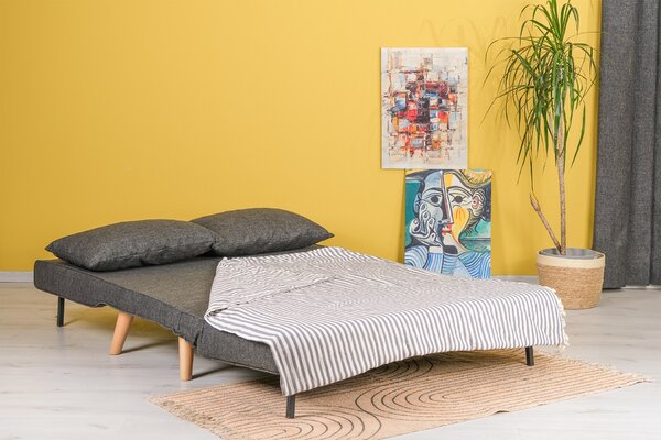 Zondo.hr Sofa futon Fillie (tamnosiva). Akcija -31%. 1073398