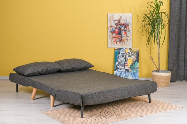 Zondo.hr Sofa futon Fillie (tamnosiva). Akcija -31%. 1073398