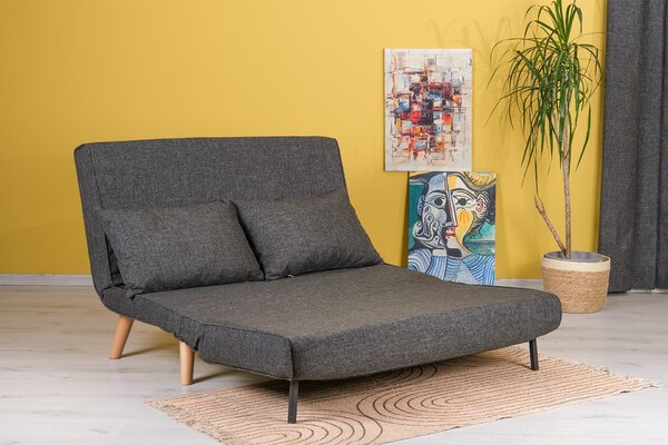 Zondo.hr Sofa futon Fillie (tamnosiva). Akcija -31%. 1073398