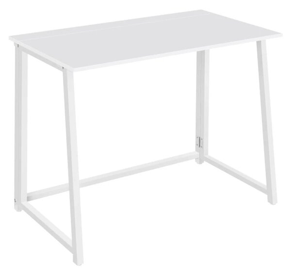 Set za radnu sobu ZARIMO stol 80x40 cm, bijela + fotelja AVOLA VELVET, mentol zelena