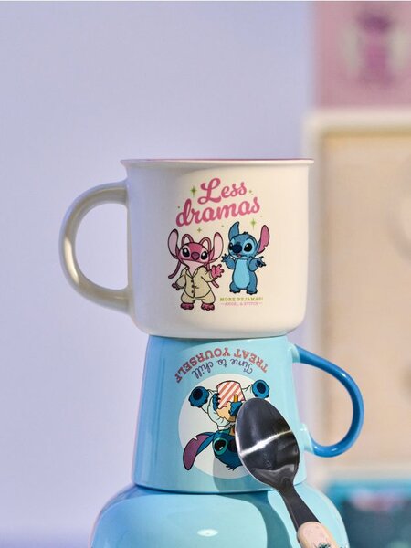 Sinsay - Keramička šalica s printom Lilo & Stitch