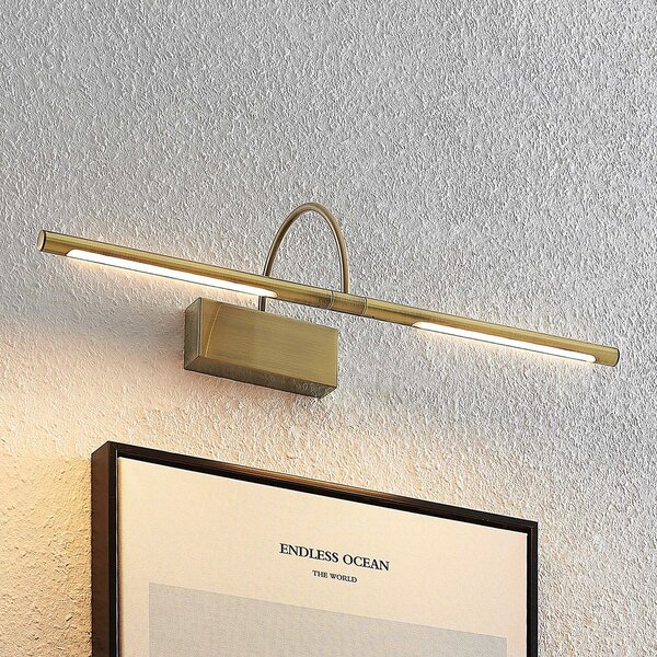Lucande Fehmke LED svjetlo za slike, starinski mesing, Bronca / stari mesing, Dnevni boravak/blagovaonica, Aluminij