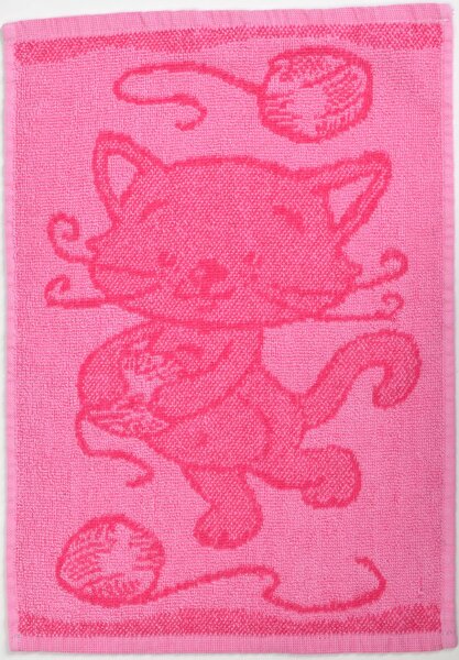 Dječiji ručnik BEBÉ maca ružičasti 30x50 cm