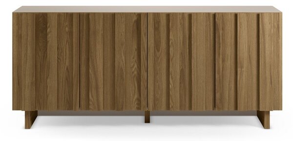 Krem/u prirodnoj boji komoda od masivnog bora 180x78x43 cm Marlo – Marckeric