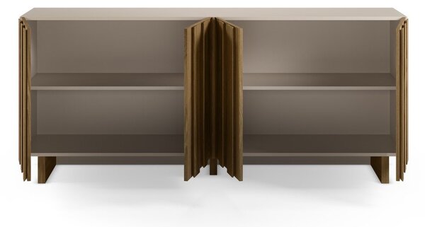 Krem/u prirodnoj boji komoda od masivnog bora 180x78x43 cm Marlo – Marckeric