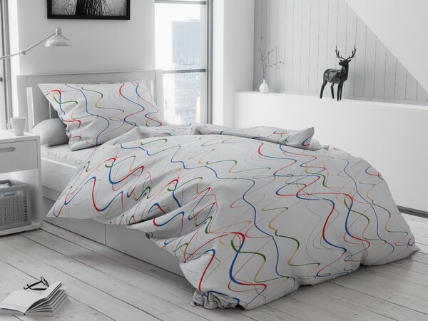 Pamučna posteljina Color bijela hotelski džep Dimenzije posteljine: 70 x 90 cm | 140 x 200 cm
