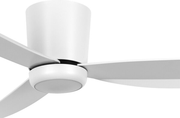 Beacon Lighting Stropni ventilator s rasvjetnim nizom bijelih boja 137 cm tihi, prigušiva, Bijela, Dnevni boravak/blagovaonica, Plastika