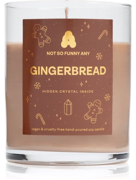 Not So Funny Any Crystal Candle Gingerbread svijeća s kristalom 220 g