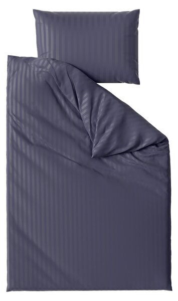 Hotelska posteljina od mikrovlakana JASMINE PURE tamno plava - pruga 1 cm Dimenzije posteljine: 70 x 90 cm | 140 x 200 cm