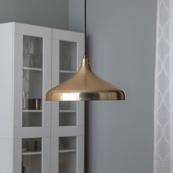Opviq Viseća lampa Tattoo 2643, Ø36cm, antikno zlato, prigušiva, Bronca / stari mesing, Dnevni boravak/blagovaonica, Metal