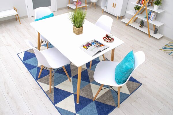 Bijeli blagovaonski stol ADRIA 120x80 cm