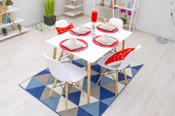 Bijeli blagovaonski stol ADRIA 120x80 cm