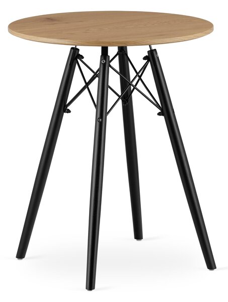 Blagovaonski stol s pločom u dekoru hrast OSLO 60x60