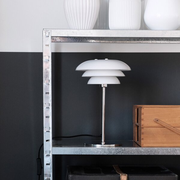 Stolne Lampa Dyberg Larsen, DL20, Bijela, Dnevna soba, Metal, Skandinavski